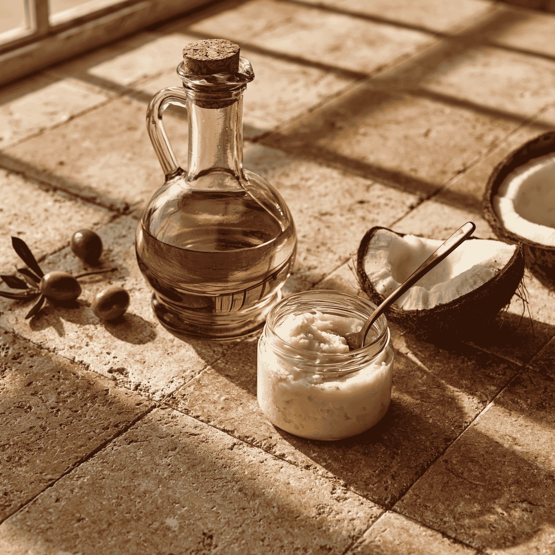 Olive Oil vs Coconut Oil: Hair, Skin, Cooking, Health & Oil Pulling Complete Guide